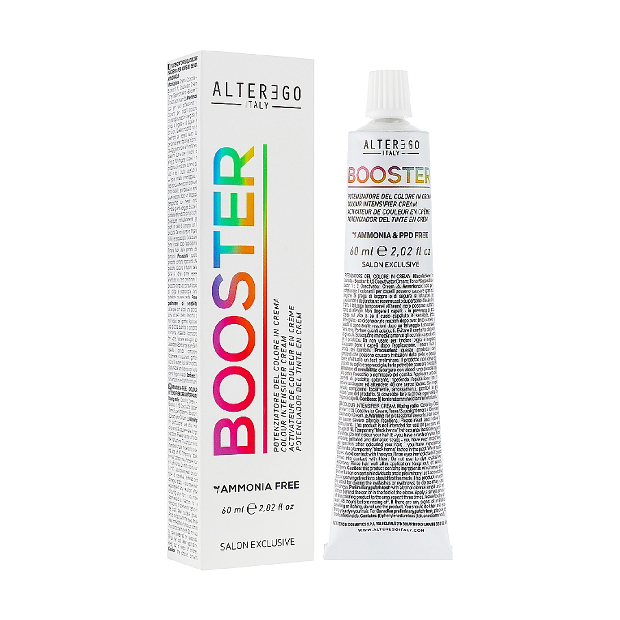 Безаміачний крем-бустер для фарбування волосся Alter Ego Booster Orange, 60 мл