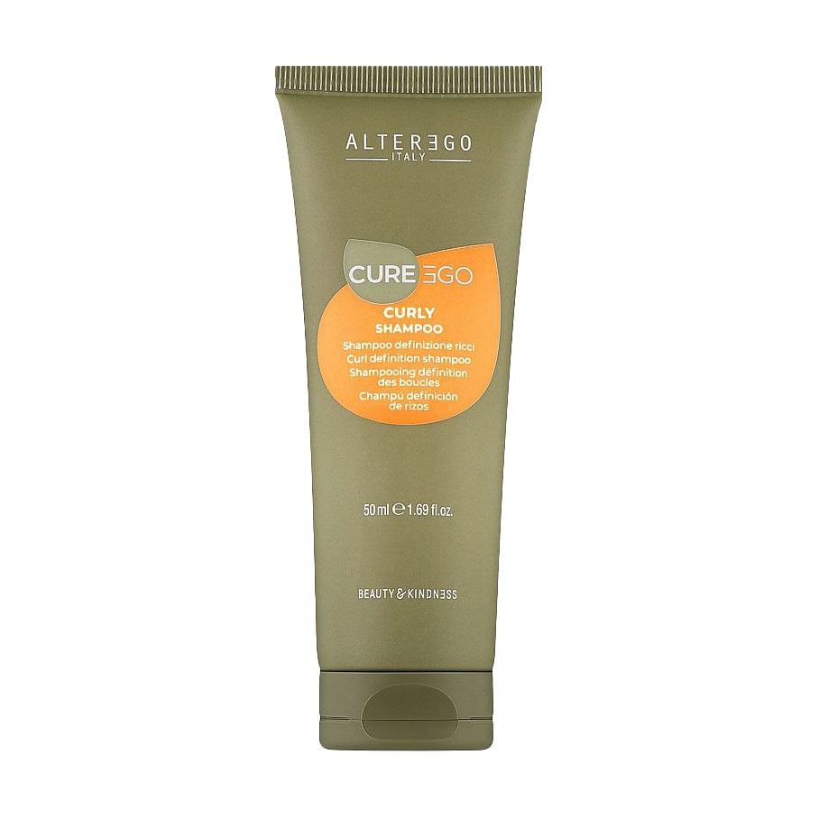 Шампунь Alter Ego CureEgo Curly Shampoo для кучерявого або хвилястого волосся, 50 мл